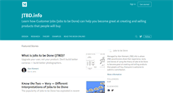 Desktop Screenshot of jtbd.info