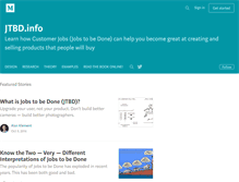 Tablet Screenshot of jtbd.info